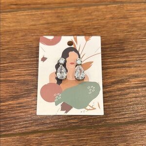 Elegant Silver Teardrop Earrings